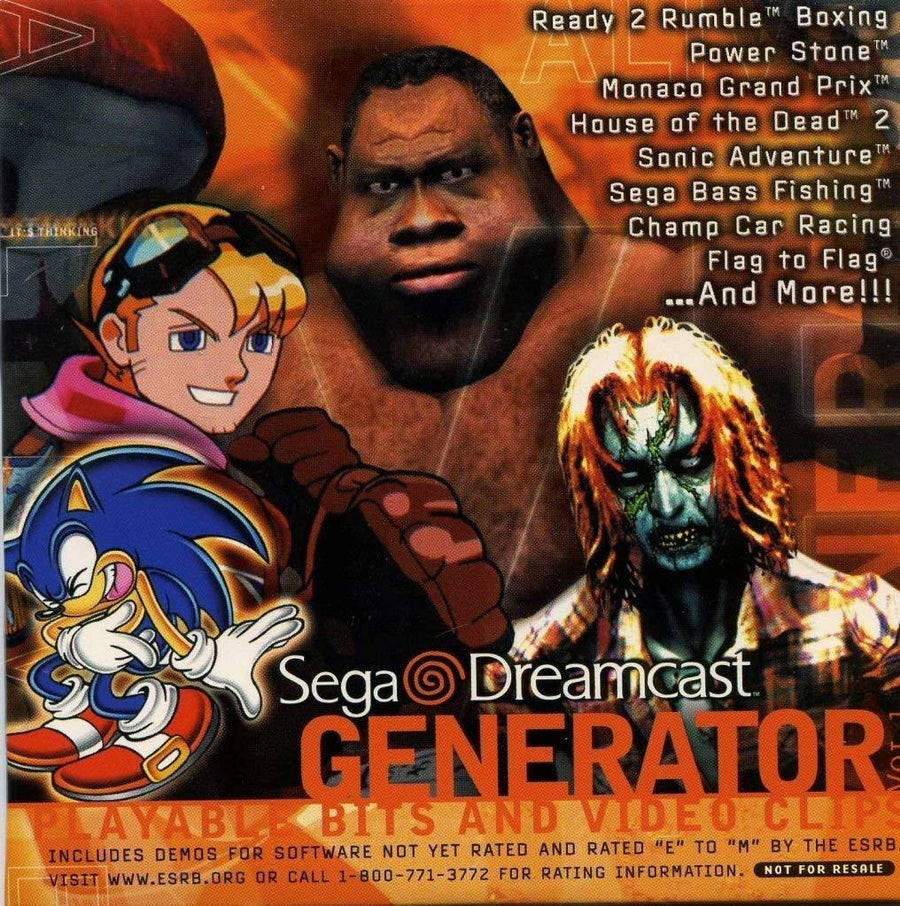 Generator Demo Disc Vol. 1 (Sega Dreamcast)