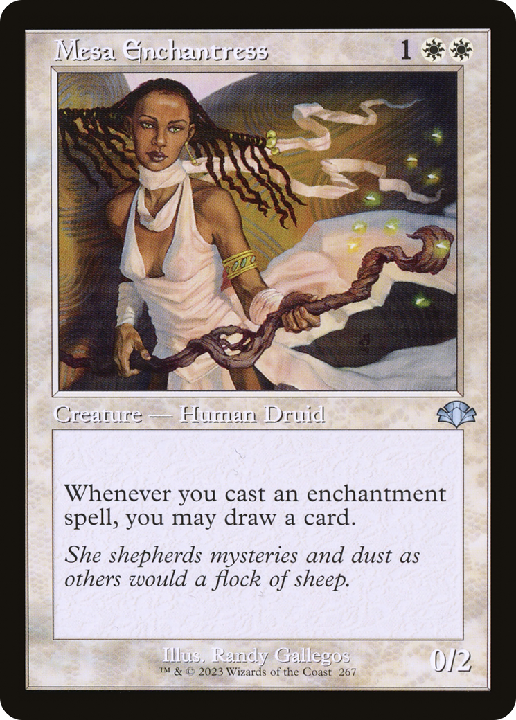 Mesa Enchantress (Retro Frame) (DMR-267) - Dominaria Remastered Foil