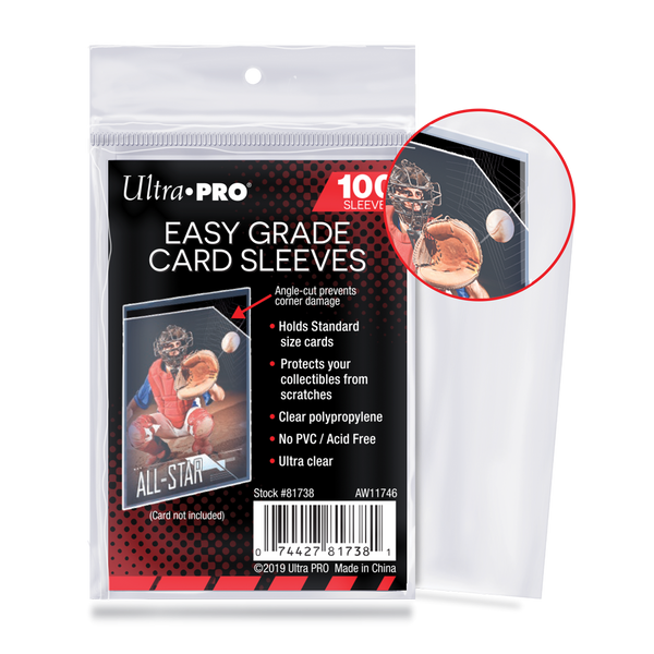 Ultra Pro Easy Grade Card Sleeves (100ct)