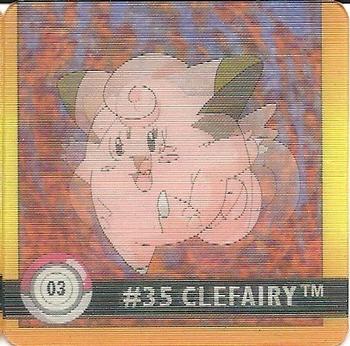Clefairy & Clefable (03) [1999 Pokemon Action Flipz Premier Edition]