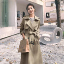British-style Trendy Khaki Trench Coat