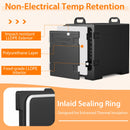 81 Quart Capacity End-loading Insulated Food Pan Carrier with Handles