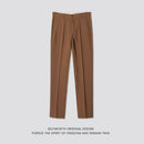 Mens Straight-leg Casual Pants Slim-fit Mature Style