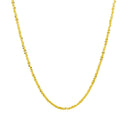 14k Yellow Gold Sparkle Chain 1.5mm