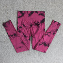 Women's Printed Tie-dye Seamless Skinny Yoga Pants