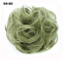 Fluffy Drawstring Curly Hair Bun Hair Set