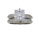Cubic Zirconium CZ SS Bridal Sterling Silver
