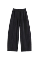 Versatile Loose Wide-leg Cropped Pants For Women