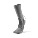 Ballet-style Backless Ribbon Yoga Socks With Silicone Non-slip Soles