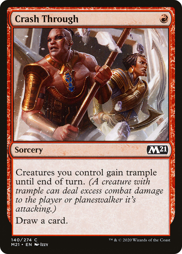Crash Through (M21-140) - Core Set 2021 Foil