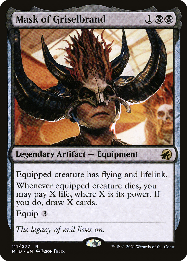 Mask of Griselbrand (MID-111) - Innistrad: Midnight Hunt