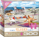 Puzzle: Yoga Dogs & Cats Collection - Yoga Beach