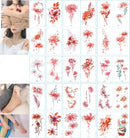 A set of 30 tattoo stickers