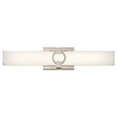 Kichler Bordeaux Linear Bath 22 LED Polished Nickel
