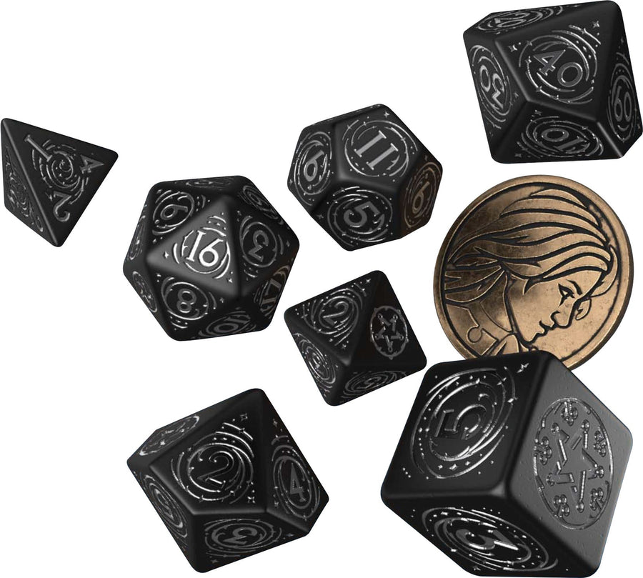 The Witcher Dice Set: Yennefer - The Obsidian Star (7 + coin)