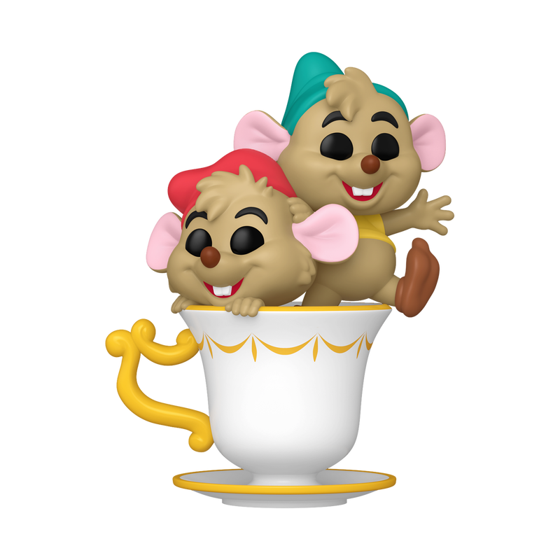 (PRE-ORDER) POP Disney: Cinderellas 75th- JAQ & GUS GUS in cup