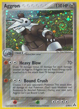 Aggron 002/92 - Legend Maker Reverse Holofoil