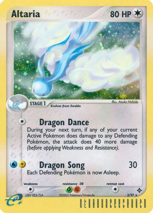 Altaria 002/97 - Dragon Reverse Holofoil