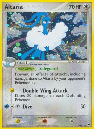 Altaria 001/107 - Deoxys Reverse Holofoil