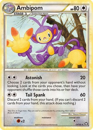 Ambipom 013/102 - Triumphant Reverse Holofoil