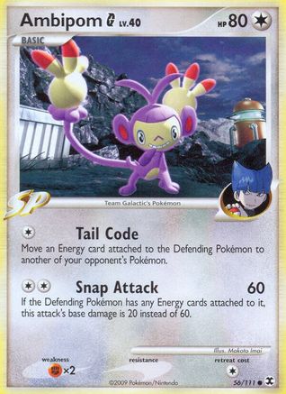 Ambipom G 056/111 - Rising Rivals Reverse Holofoil