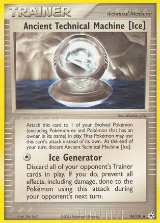 Ancient Technical Machine [Ice] 084/101 - Hidden Legends Reverse Holofoil
