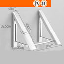 Punch-free Space Aluminum Foldable Wall Hanger