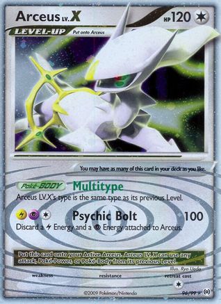Arceus Lv.X 096/99 - Arceus Holofoil