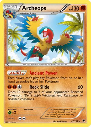 Archeops 067/101 - Noble Victories Reverse Holofoil