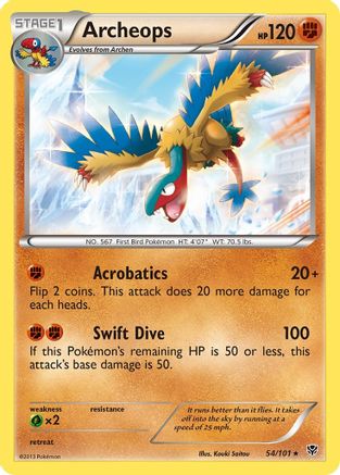 Archeops 054/101 - Plasma Blast Reverse Holofoil