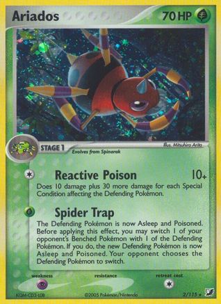 Ariados 002/115 - Unseen Forces Holofoil