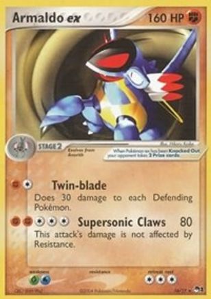Armaldo ex (Non-Holo) 016/17 - POP Series 1