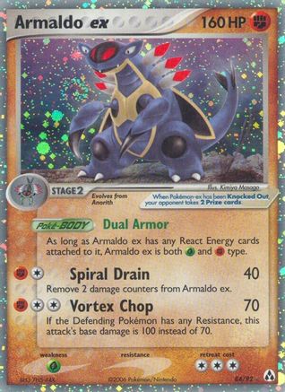 Armaldo ex 084/92 - Legend Maker Holofoil