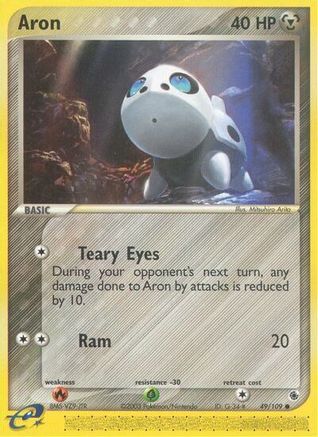 Aron 049/109 - Ruby and Sapphire Reverse Holofoil