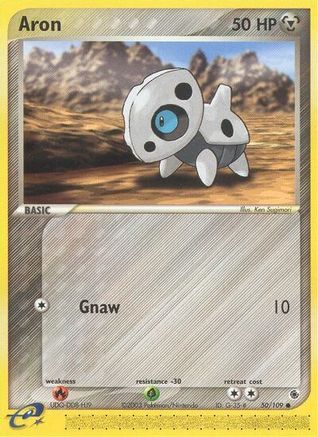 Aron 050/109 - Ruby and Sapphire Reverse Holofoil
