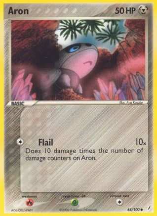Aron 044/100 - Crystal Guardians Reverse Holofoil
