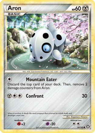 Aron 056/102 - Triumphant Reverse Holofoil