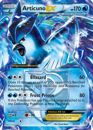Articuno EX (Team Plasma) 025/135 - Plasma Storm Holofoil