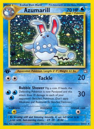 Azumarill 002/111 - Neo Genesis