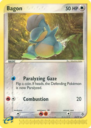 Bagon 023/097 - Dragon Reverse Holofoil