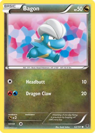 Bagon 062/101 - Plasma Blast Reverse Holofoil