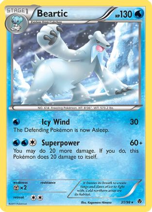 Beartic 031/98 - Emerging Powers Reverse Holofoil