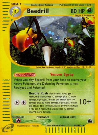 Beedrill 0H4/144 - Skyridge Holofoil