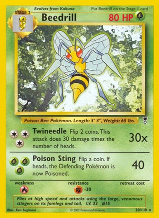 Beedrill 020/110 - Legendary Collection Reverse Holofoil