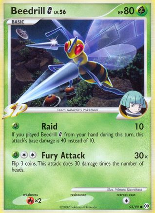 Beedrill G 053/99 - Arceus Reverse Holofoil