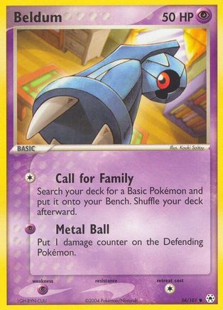 Beldum 054/101 - Hidden Legends Reverse Holofoil