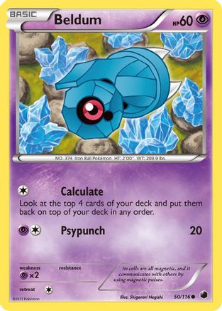 Beldum 050/116 - Plasma Freeze Reverse Holofoil