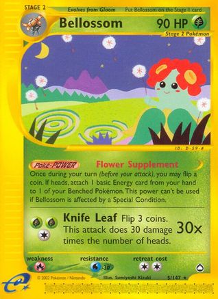 Bellossom 005/147 - Aquapolis