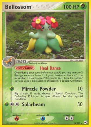 Bellossom 016/101 - Hidden Legends Reverse Holofoil