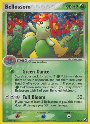 Bellossom 003/115 - Unseen Forces Holofoil